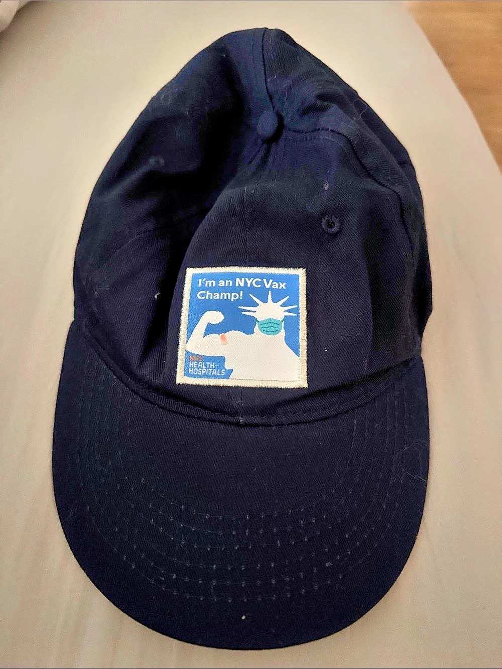 NYC Health + Hospitals NYC Vax Champ Baseball Cap Black